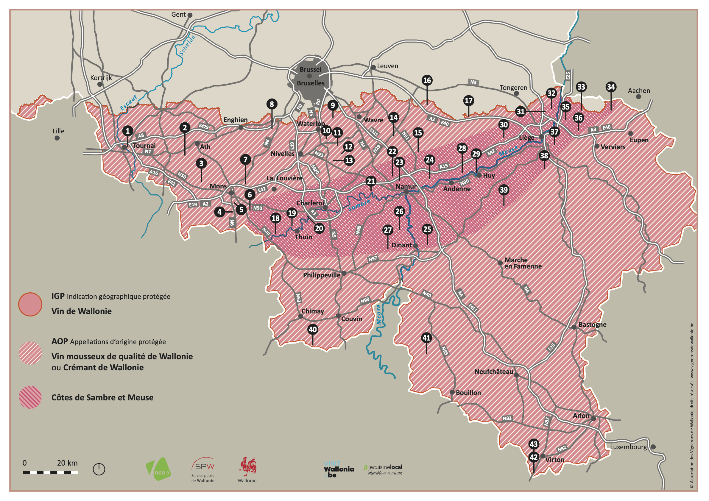 Cartes des producteurs - 2022