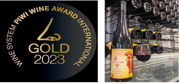 Le Regent 2022 de VillerslaVigne obtient une médaille d’or au